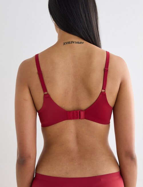 Lyric Push Up Bra, Cherry Red, A-D product photo View 02 L