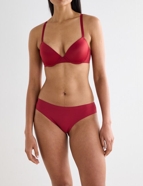 Lyric Push Up Bra, Cherry Red, A-D product photo View 03 L