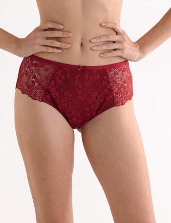 Lyric Marlene Cheeky Boyleg Brief, Cherry Red product photo