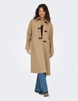 ONLY Evie Life Coat, Tannin product photo View 04 S