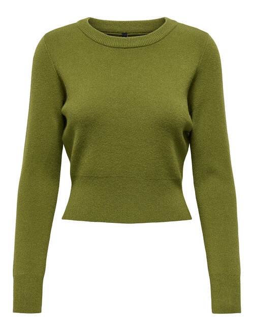 ONLY Ibi Fitted Knit Jumper, Peat Moss product photo
