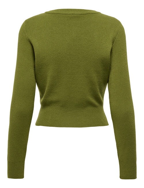 ONLY Ibi Fitted Knit Jumper, Peat Moss product photo View 02 L