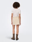 ONLY Amazing Global Cord Skirt, Oatmeal product photo View 02 S