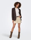 ONLY Amazing Global Cord Skirt, Oatmeal product photo View 04 S