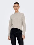 ONLY Camilla Knit Jumper Pumice, Pumice Stone Melange product photo