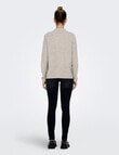 ONLY Camilla Knit Jumper Pumice, Pumice Stone Melange product photo View 02 S