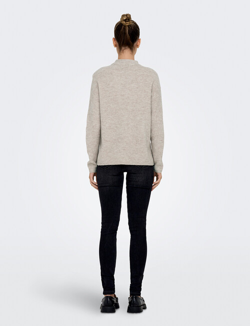 ONLY Camilla Knit Jumper Pumice, Pumice Stone Melange product photo View 02 L