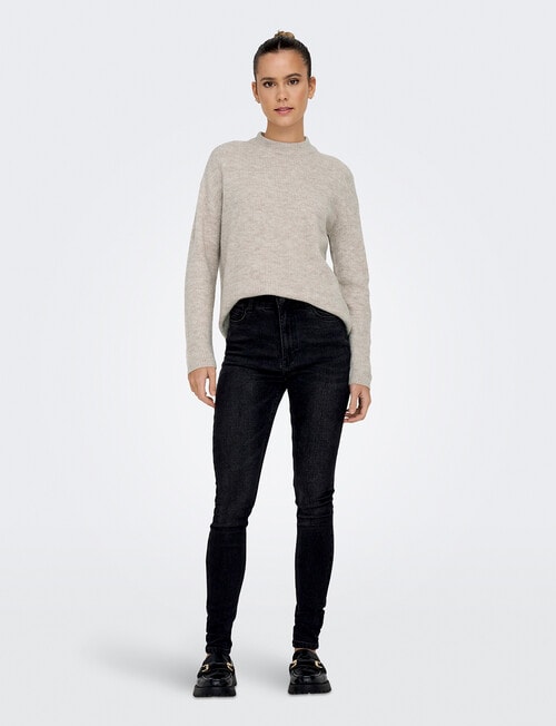 ONLY Camilla Knit Jumper Pumice, Pumice Stone Melange product photo View 04 L
