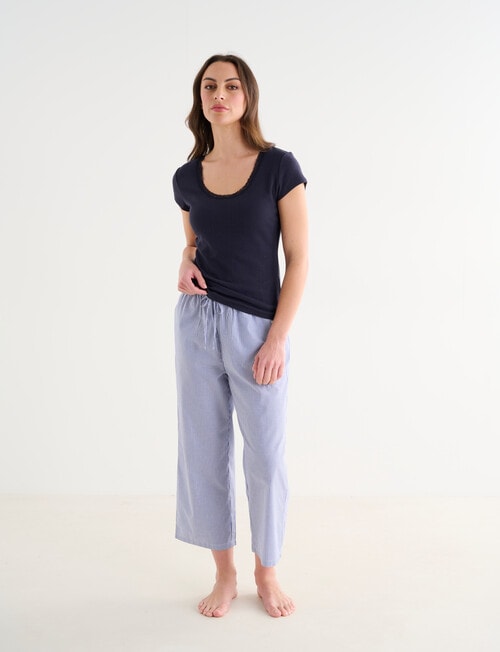 Zest Sleep Scoopneck Tee, Navy product photo View 03 L
