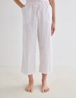 Zest Sleep Cropped Pant, Pink Stripe product photo