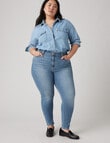Levis 721 PL Hi-Rise Skinny Jean , Eternal Indigo Mid product photo