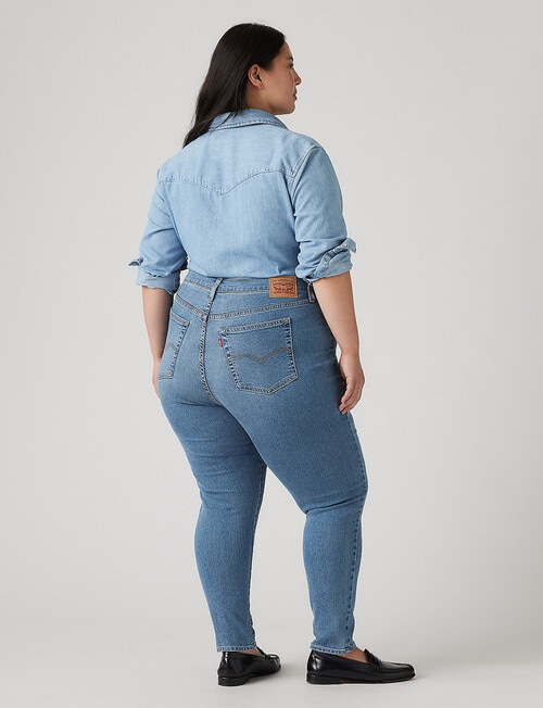 Levis 721 PL Hi-Rise Skinny Jean , Eternal Indigo Mid product photo View 02 L