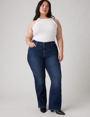 Levis 725 PL HR Bootcut Jean, Eternal Indigo Dark product photo