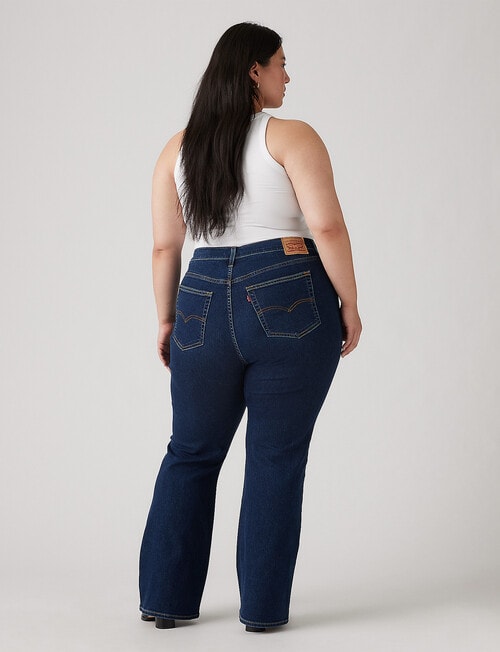 Levis 725 PL HR Bootcut Jean, Eternal Indigo Dark product photo View 02 L
