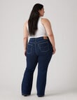Levis 725 PL HR Bootcut Jean, Eternal Indigo Dark product photo View 02 S