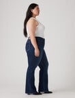 Levis 725 PL HR Bootcut Jean, Eternal Indigo Dark product photo View 03 S