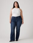 Levis 725 PL HR Bootcut Jean, Eternal Indigo Dark product photo View 04 S