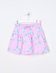 Mac & Ellie Strawberries Knit Skort, Lilac product photo
