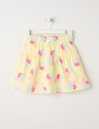 Mac & Ellie Icecreams Knit Skort, Lemon product photo