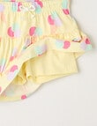 Mac & Ellie Icecreams Knit Skort, Lemon product photo View 02 S