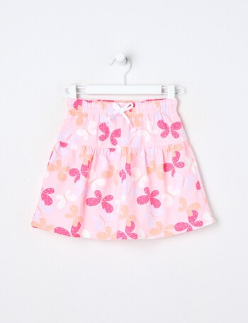 Mac & Ellie Butterflies Knit Skort, Baby Pink product photo