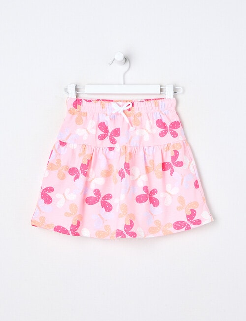 Mac & Ellie Butterflies Knit Skort, Baby Pink product photo