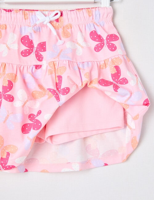 Mac & Ellie Butterflies Knit Skort, Baby Pink product photo View 02 L
