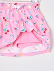 Mac & Ellie Fun Fruit Knit Skort, Pink Sugar product photo View 02 S