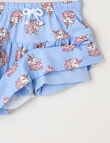 Mac & Ellie Rainbow Unicorns Knit Skort, Cornflower product photo View 02 S