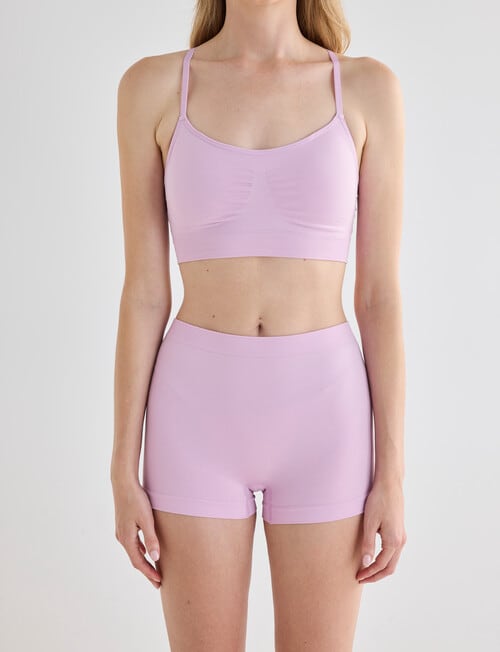 Honey Vegas Seamfree Shortie, Orchid product photo View 03 L