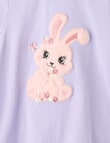Mac & Ellie Fluffy Bunny Short Sleeve Tee, Lilac product photo View 02 S