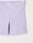 Mac & Ellie Rib Bike Short, Lilac product photo View 02 S