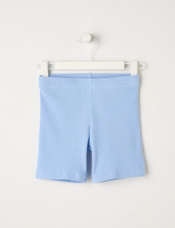 Mac & Ellie Rib Bike Short, Cornflower product photo