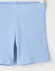 Mac & Ellie Rib Bike Short, Cornflower product photo View 02 S