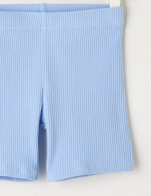 Mac & Ellie Rib Bike Short, Cornflower product photo View 02 L