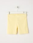 Mac & Ellie Rib Bike Short, Lemon product photo