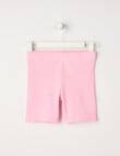Mac & Ellie Rib Bike Short, Pink Sugar product photo