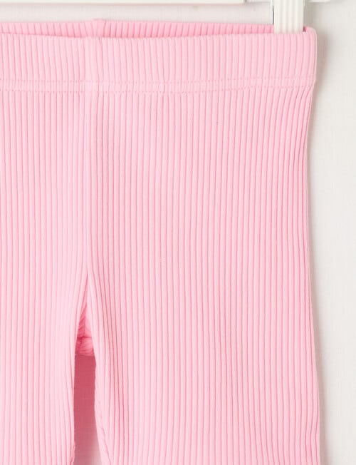 Mac & Ellie Rib Bike Short, Pink Sugar product photo View 02 L