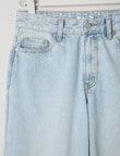 Switch Gia Bow Pocket Baggy Jean, Byron Blue product photo View 03 S