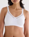 Lyric Lucy Wirefree Bra, White, B-DD product photo