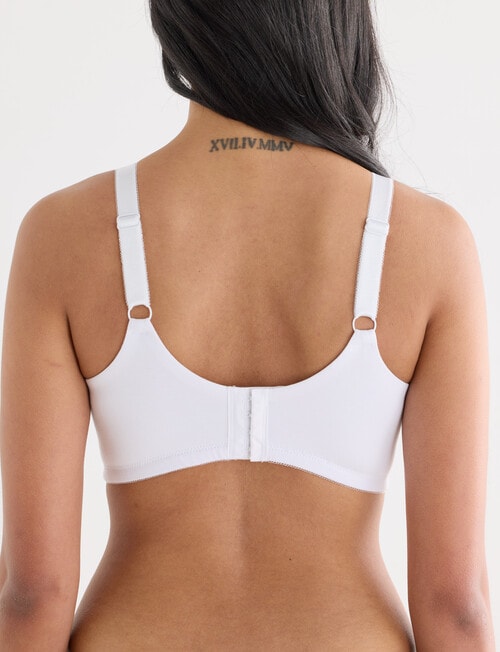 Lyric Lucy Wirefree Bra, White, B-DD product photo View 02 L