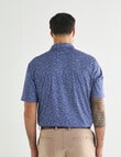 Greg Norman Short Sleeve Polo, Blue product photo View 02 S