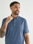 Greg Norman Short Sleeve Polo, Irons Navy product photo
