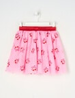 Mac & Ellie Cherries Tutu Skirt, Candy Pink product photo