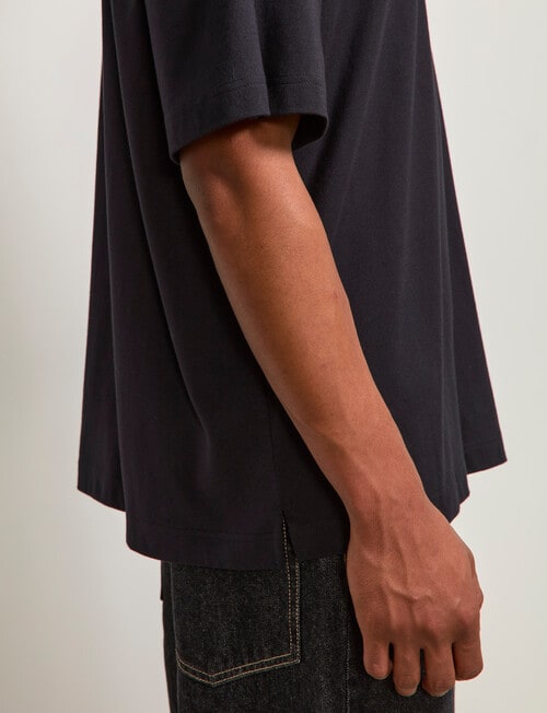 AIR SPACE Airplane Embroidered Tee, Black product photo View 07 L
