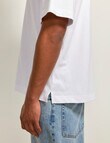 AIR SPACE Airplane Embroidered Tee, White product photo View 07 S