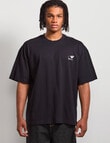 AIR SPACE Airplane Embroidered Tee, Black product photo View 02 S