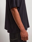 AIR SPACE Airplane Embroidered Tee, Black product photo View 07 S
