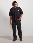 AIR SPACE Airplane Embroidered Tee, Black product photo View 08 S