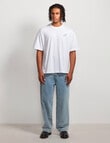 AIR SPACE Airplane Embroidered Tee, White product photo